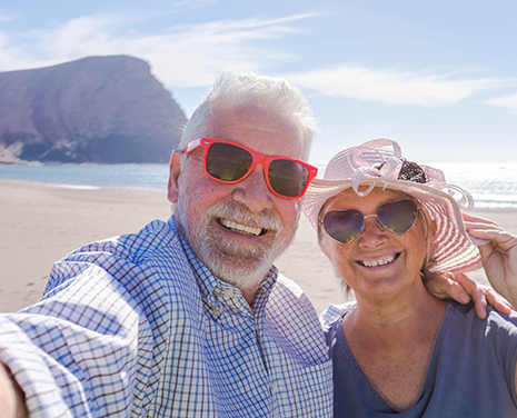 couple on beach